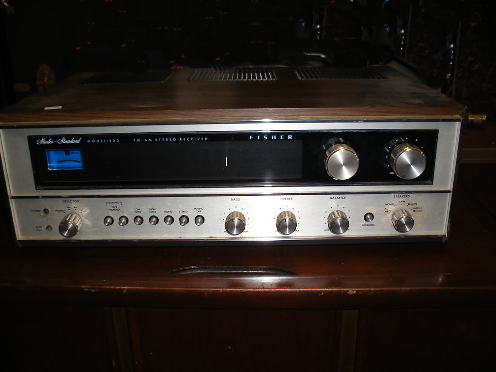 old stereo receiver from the 1970s
